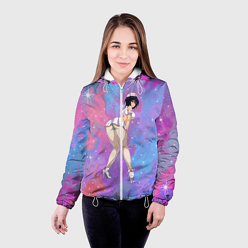 Женская куртка Акудама Драйв / 3D-Белый – фото 4