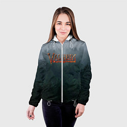 Куртка с капюшоном женская Valheim, цвет: 3D-белый — фото 2