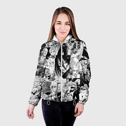 Куртка с капюшоном женская One-Punch Man Ванпачмен, цвет: 3D-белый — фото 2