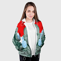 Куртка с капюшоном женская LINKIN PARK, цвет: 3D-белый — фото 2