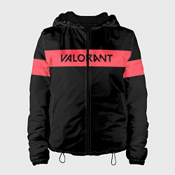 Куртка с капюшоном женская VALORANT, цвет: 3D-черный