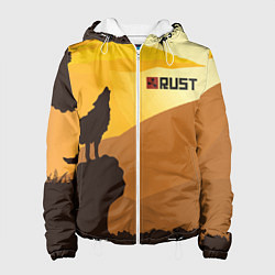 Куртка с капюшоном женская Rust, цвет: 3D-белый