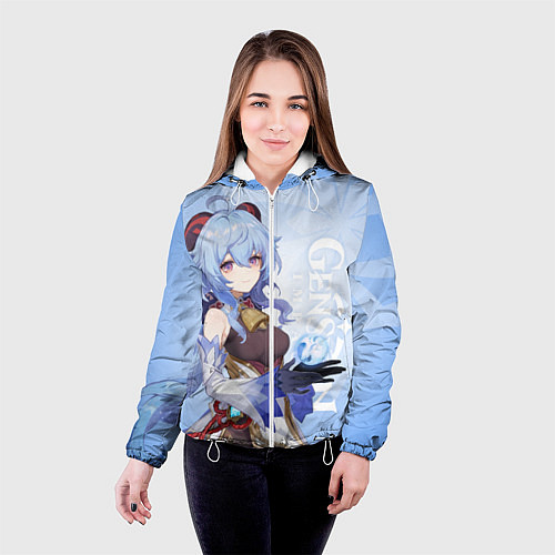Женская куртка GENSHIN IMPACT, ГАНЬ ЮЙ / 3D-Белый – фото 4