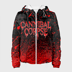 Куртка с капюшоном женская CANNIBAL CORPSE, цвет: 3D-белый