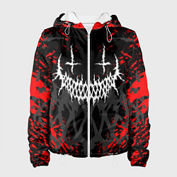 Куртка с капюшоном женская GHOSTEMANE, цвет: 3D-белый