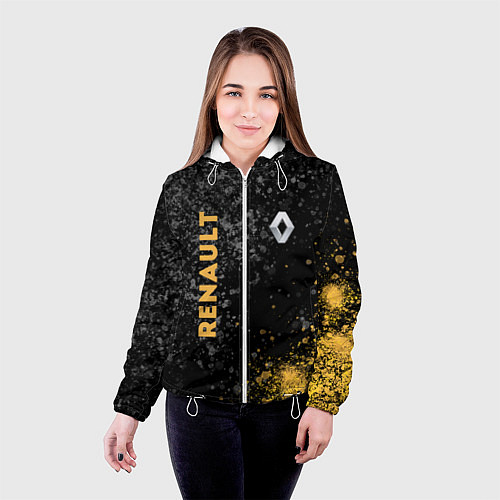 Женская куртка Renault Брызги / 3D-Белый – фото 4