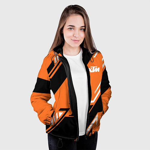 Женская куртка KTM КТМ SPORT / 3D-Черный – фото 3