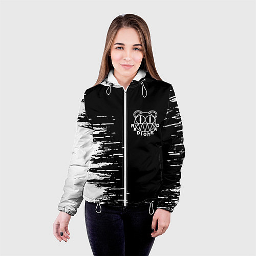 Женская куртка Radiohead / 3D-Белый – фото 4