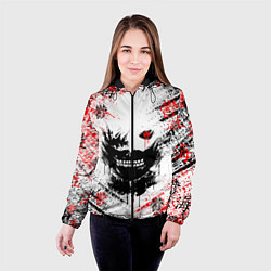 Куртка с капюшоном женская ТОКИЙСКИЙ ГУЛЬ КЕН КАНЕКИ, цвет: 3D-черный — фото 2