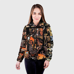 Куртка с капюшоном женская BRZRKR, цвет: 3D-черный — фото 2