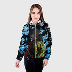 Куртка с капюшоном женская ГИО ТОМИОКА КЛИНОК, цвет: 3D-белый — фото 2