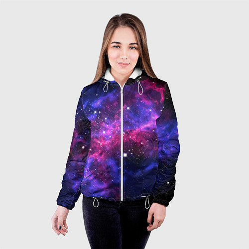 Женская куртка Distant space / 3D-Белый – фото 4