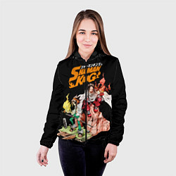 Куртка с капюшоном женская Шаман Кинг Ремейк аниме, цвет: 3D-черный — фото 2