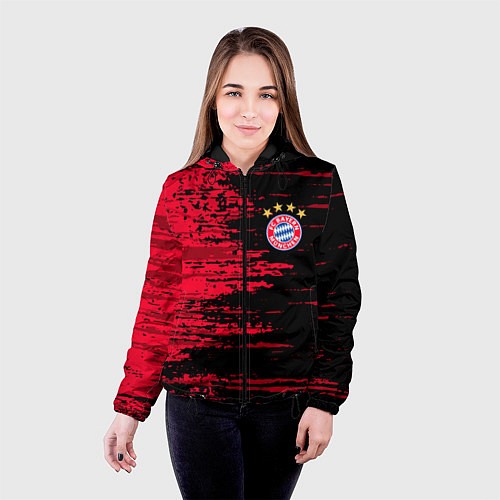 Женская куртка BAYERN MUNCHEN / 3D-Черный – фото 4