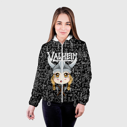 Женская куртка Valheim Girl / 3D-Белый – фото 4