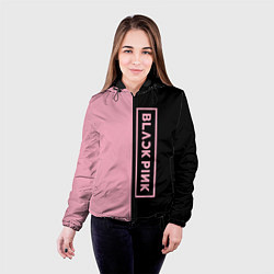 Куртка с капюшоном женская BLACKPINK, цвет: 3D-черный — фото 2