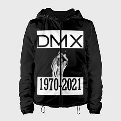 Куртка с капюшоном женская DMX 1970-2021, цвет: 3D-черный