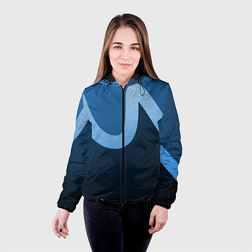 Женская куртка WAVE / 3D-Черный – фото 4