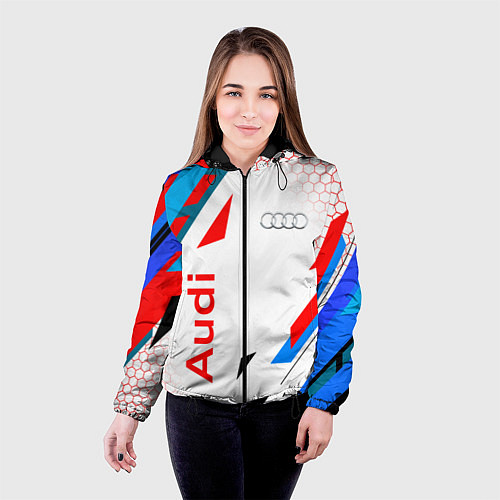 Женская куртка AUDI АУДИ SPORT / 3D-Черный – фото 4