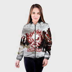 Куртка с капюшоном женская SAMURAI 2077, цвет: 3D-черный — фото 2