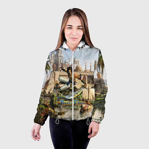 Женская куртка Принц Персии классика / 3D-Белый – фото 4