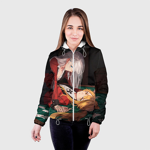 Женская куртка Yumeko Jabami, Sumera Itsuki / 3D-Белый – фото 4