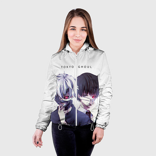 Женская куртка Токийский гуль / 3D-Белый – фото 4