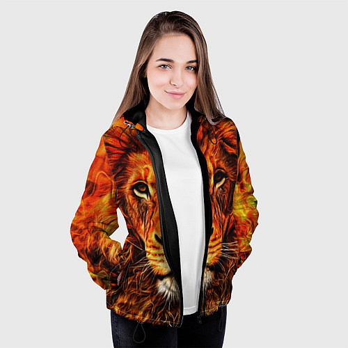 Женская куртка LION / 3D-Черный – фото 3