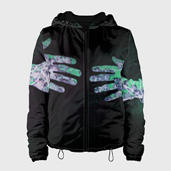 Куртка с капюшоном женская HANDS, цвет: 3D-черный