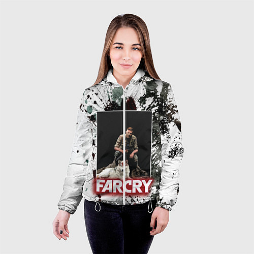 Женская куртка FARCRY WOLF / 3D-Белый – фото 4