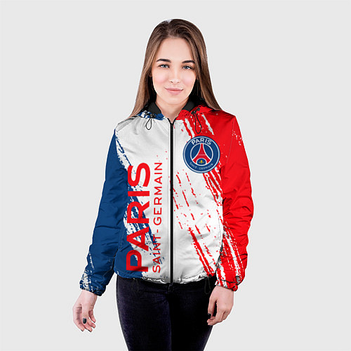 Женская куртка ФК ПСЖ FC PSG PARIS SG / 3D-Черный – фото 4
