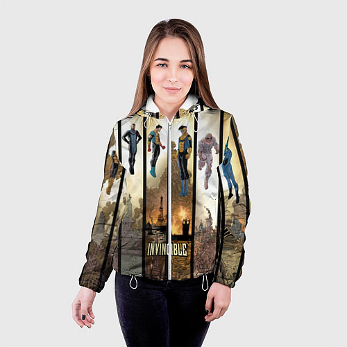 Женская куртка Неуязвимый Invincible / 3D-Белый – фото 4