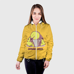 Куртка с капюшоном женская Pikachu morning mood, цвет: 3D-белый — фото 2