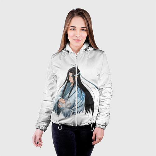Женская куртка Лань Чжань / 3D-Белый – фото 4