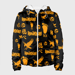 Женская куртка Haikyu!! ВОЛЕЙБОЛ!! элементы