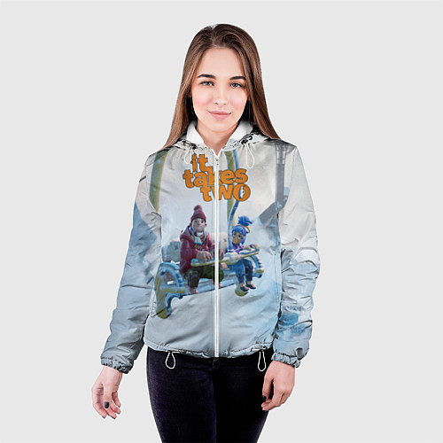 Женская куртка It Takes Two Коди и Мэй / 3D-Белый – фото 4