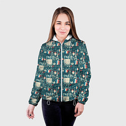 Куртка с капюшоном женская PARIS, цвет: 3D-белый — фото 2