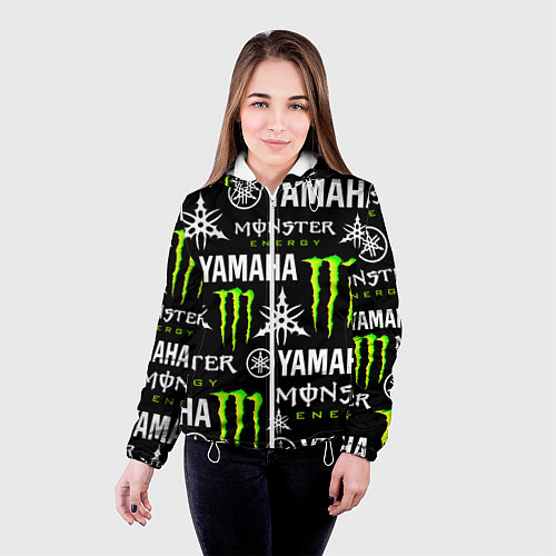 Женская куртка YAMAHA X MONSTER SPORT / 3D-Белый – фото 4
