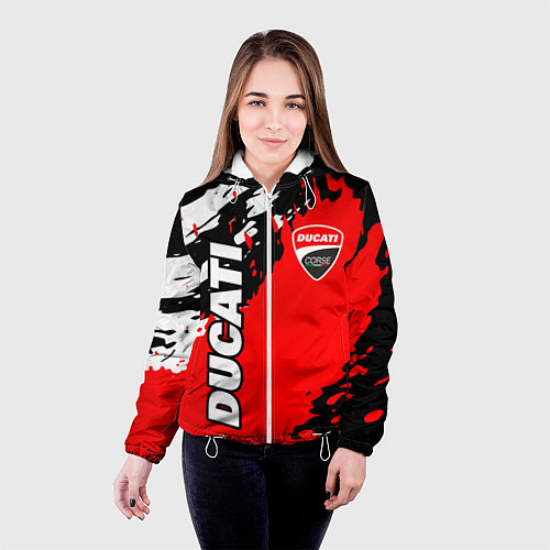 Женская куртка DUCATI ДУКАТИ ГРАНЖ / 3D-Белый – фото 4