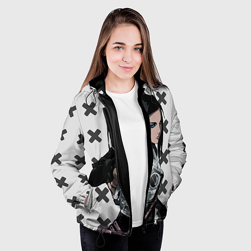 Женская куртка Риэл Мэйер из Эрго Прокси / 3D-Черный – фото 3