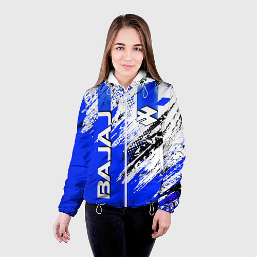 Женская куртка BAJAJ БАДЖАДЖ МОТОСПОРТ / 3D-Белый – фото 4