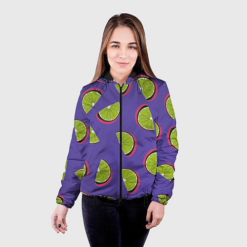Женская куртка Лаймы / 3D-Черный – фото 4