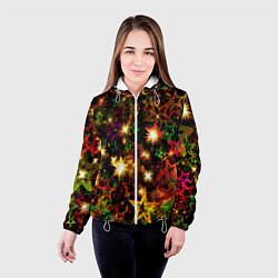 Куртка с капюшоном женская Яркий день, цвет: 3D-белый — фото 2