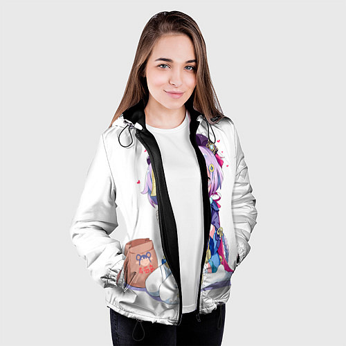 Женская куртка Ци Ци из Genshin Impact / 3D-Черный – фото 3