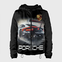 Куртка с капюшоном женская PORSHE, цвет: 3D-черный