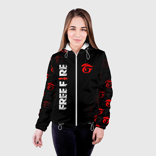 Женская куртка GARENA FREE FIRE / 3D-Белый – фото 4