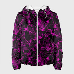 Женская куртка Абстрактный узор цвета фуксия