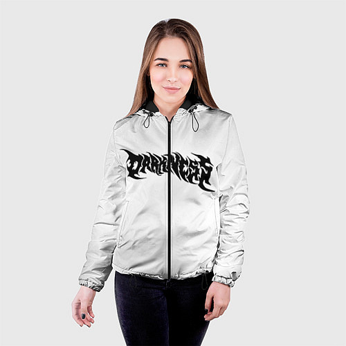 Женская куртка Face Off - Darkness / 3D-Черный – фото 4