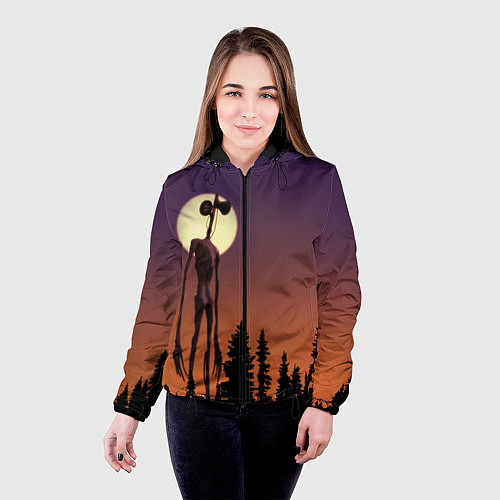 Женская куртка Gradient Forest Siren Head / 3D-Черный – фото 4