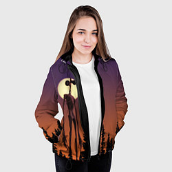 Куртка с капюшоном женская Gradient Forest Siren Head, цвет: 3D-черный — фото 2